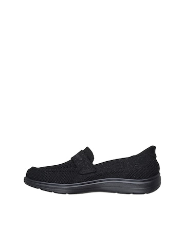 Skechers Black On-The-Go Flex Radiant Bonnie Slip In Loafers - Standard Fit (D)
