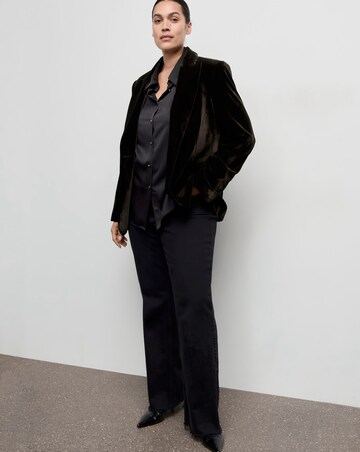 Mango Dark Brown Blazer