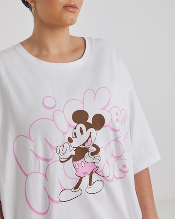 Mickey Mouse Cotton Seersucker Pyjama Shortie Set