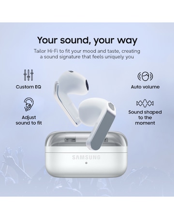 Samsung Galaxy Buds4 with Galaxy AI - White