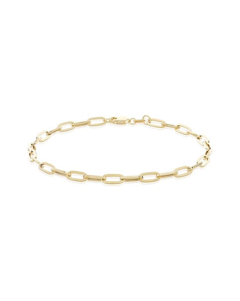 9ct Yellow Gold Paper Chain Bracelet