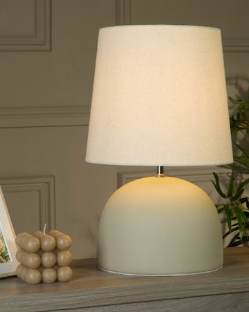Flat Base Ceramic Table Lamp
