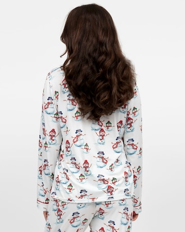 Cyberjammies Blaze Pyjama Top Snowman Print