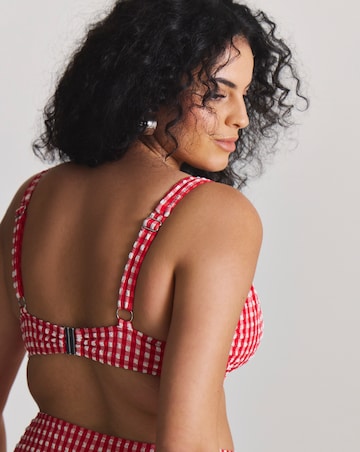 MAGISCULPT Gingham Underwired Bikini Top