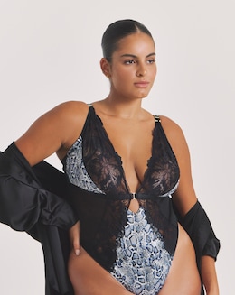 Ann Summers Rapturous Plunge Body Black