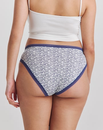 Sloggi (3 Pack) Go Crush Tai Knickers Blue Multi