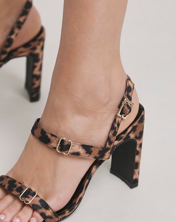 Arlo Barely There Heeled Sandals - Wide Fit (E)