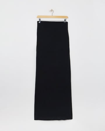 Simply Be Charcoal Grey Premium Jersey Bandeau Maxi Dress