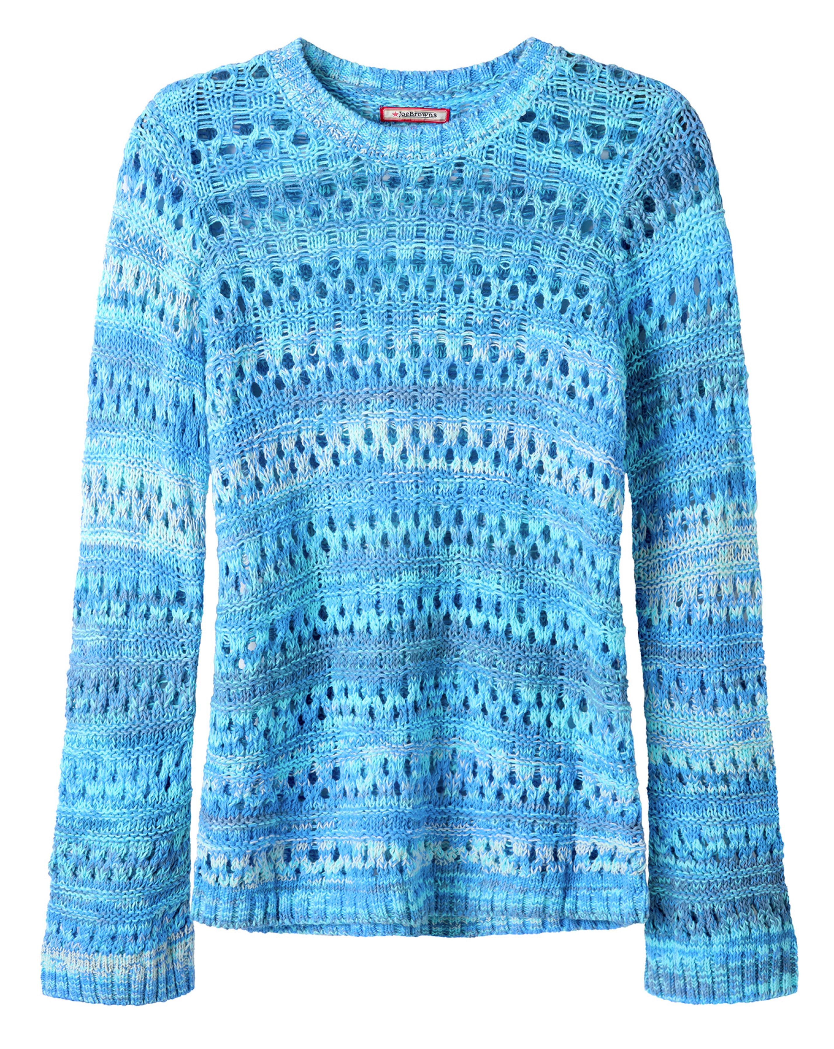 Joe Browns Summer Blues Boho Open Knit Jumper | Simply Be