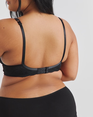 Pretty Secrets (2 Pack) Katie Lace Full Cup Wired Bras (B-G) Black/White