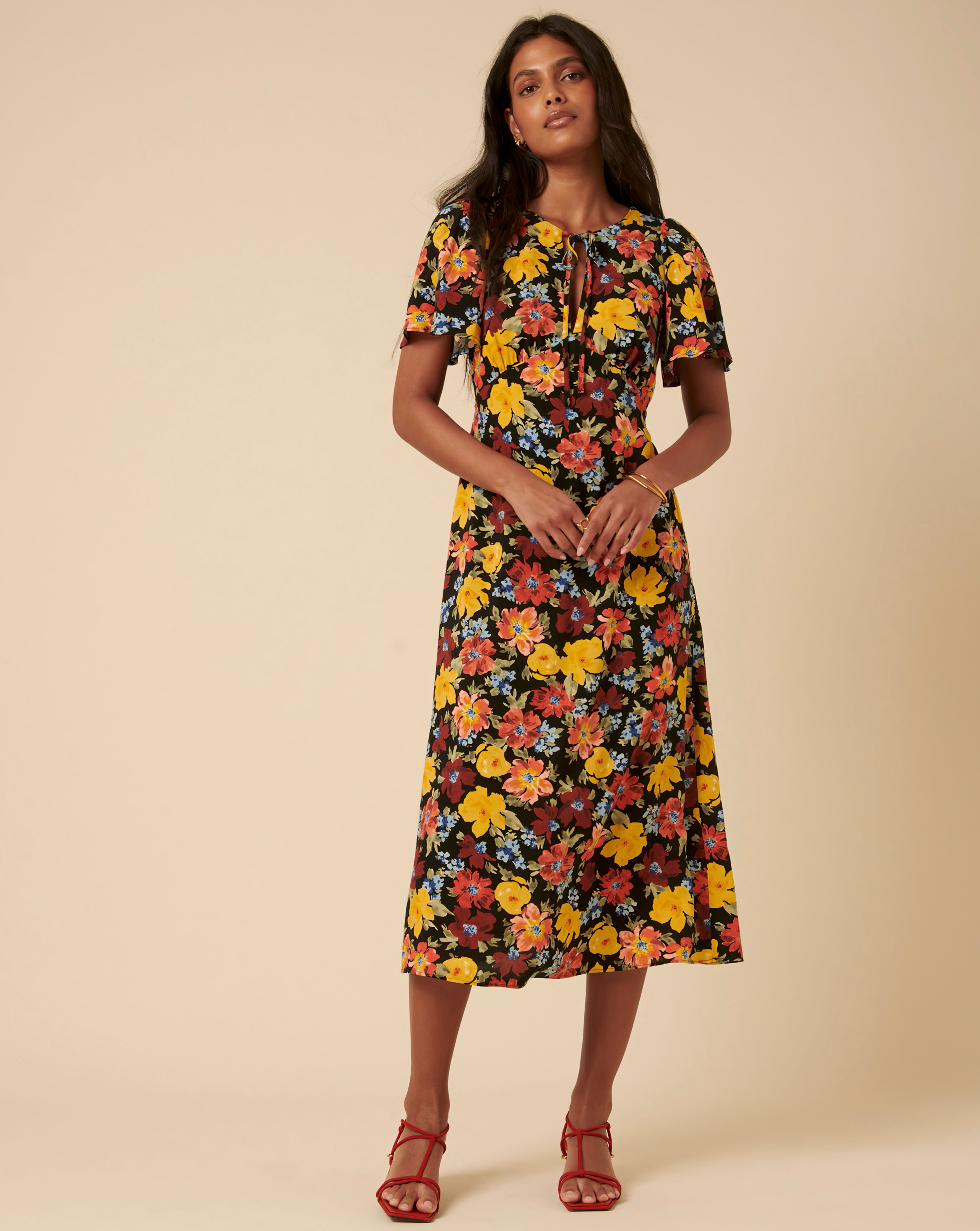 Nobody's Child Agnes Floral Dress | Simply Be