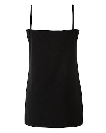 Black Cami Vest With Adjustable Straps