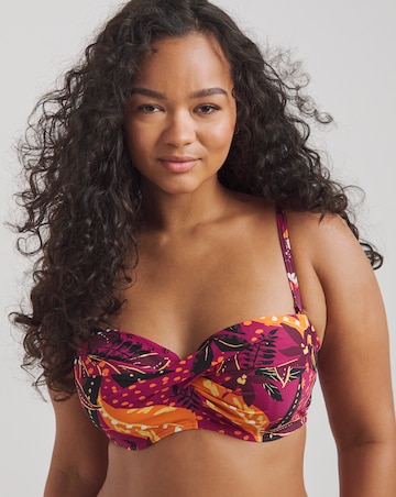 MAGISCULPT Twist Front Bandeau Underwired Bikini Top