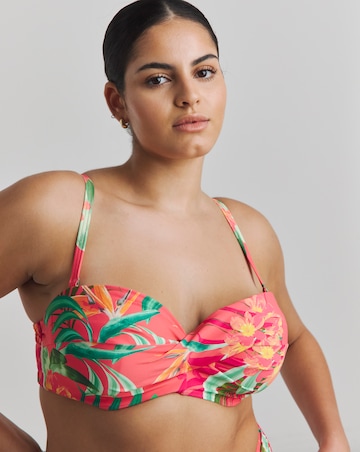 MAGISCULPT Twist Front Bandeau Underwired Bikini Top