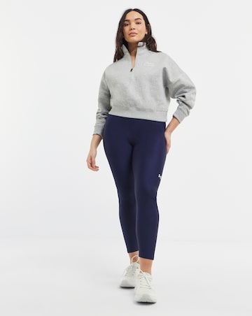 Under Armour Rival Script Half Zip Sweat