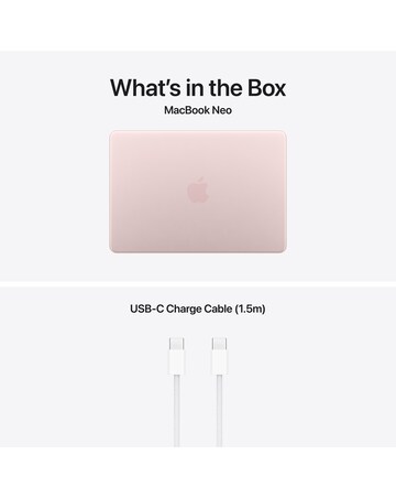 Apple MacBook Neo (A18, 2026) 13in 6-core CPU 5-core GPU 8GB 512GB - Blush