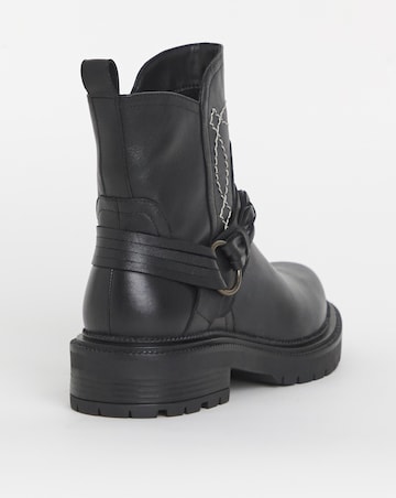 Joe Browns Leather Ankle Boot E Fit