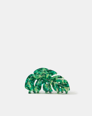 Accessorize Monstera Leaf Claw Clip