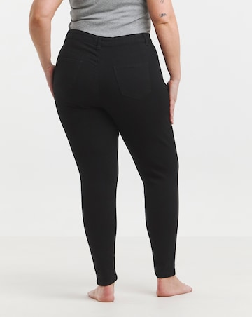Black Highwaist Super Stretch Skinny Jeans