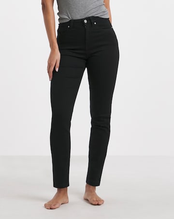 Black Highwaist Super Stretch Slim Jeans