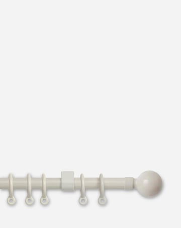 Plain 13-16mm Extendable Ball Curtain Pole