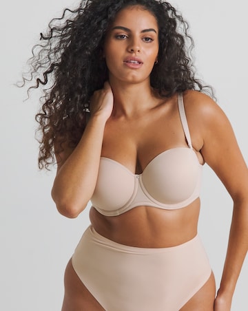Fantasie Aura Moulded Strapless Wired Bra Natural Beige