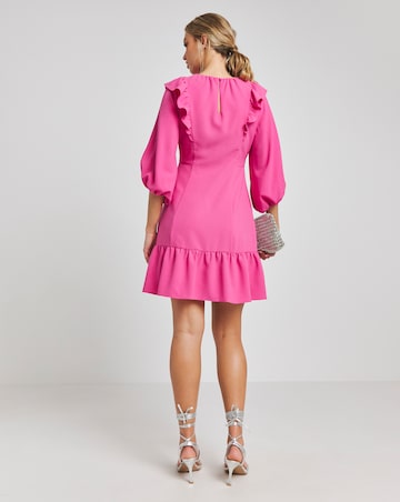 Joanna Hope Frill Shoulder Dress