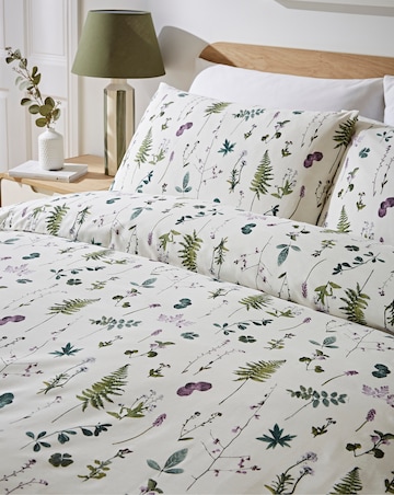 Autumn Pressed Leaf Duvet Cover Set