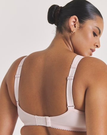 Miss Mary of Sweden Broderie Anglaise Cotton Non Wired Bra Pink