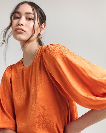 Joanna Hope Satin Jaquard Swing Dress