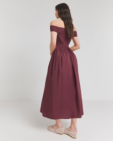 Nobody's Child Plum Bardot Amanda Midaxi Dress