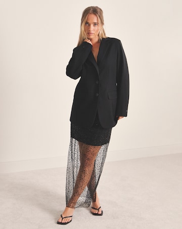 Sculpting Cinch Waist Single Breasted Blazer