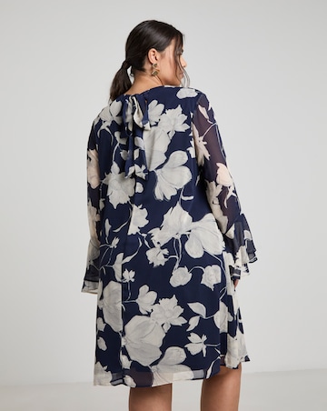 Joanna Hope Frill Sleeve Shift Dress