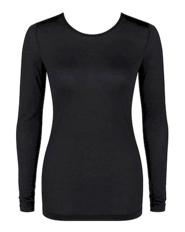 Sloggi Ever Cosy Thermal Long Sleeve Top Black