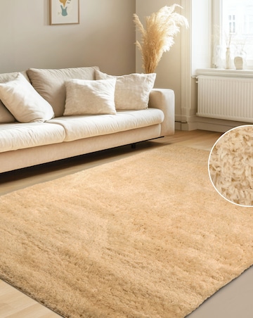 Snug Plain Shaggy Cosy Rug