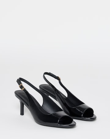 Bex Peep Toe Heel Sandals - Wide Fit (E)