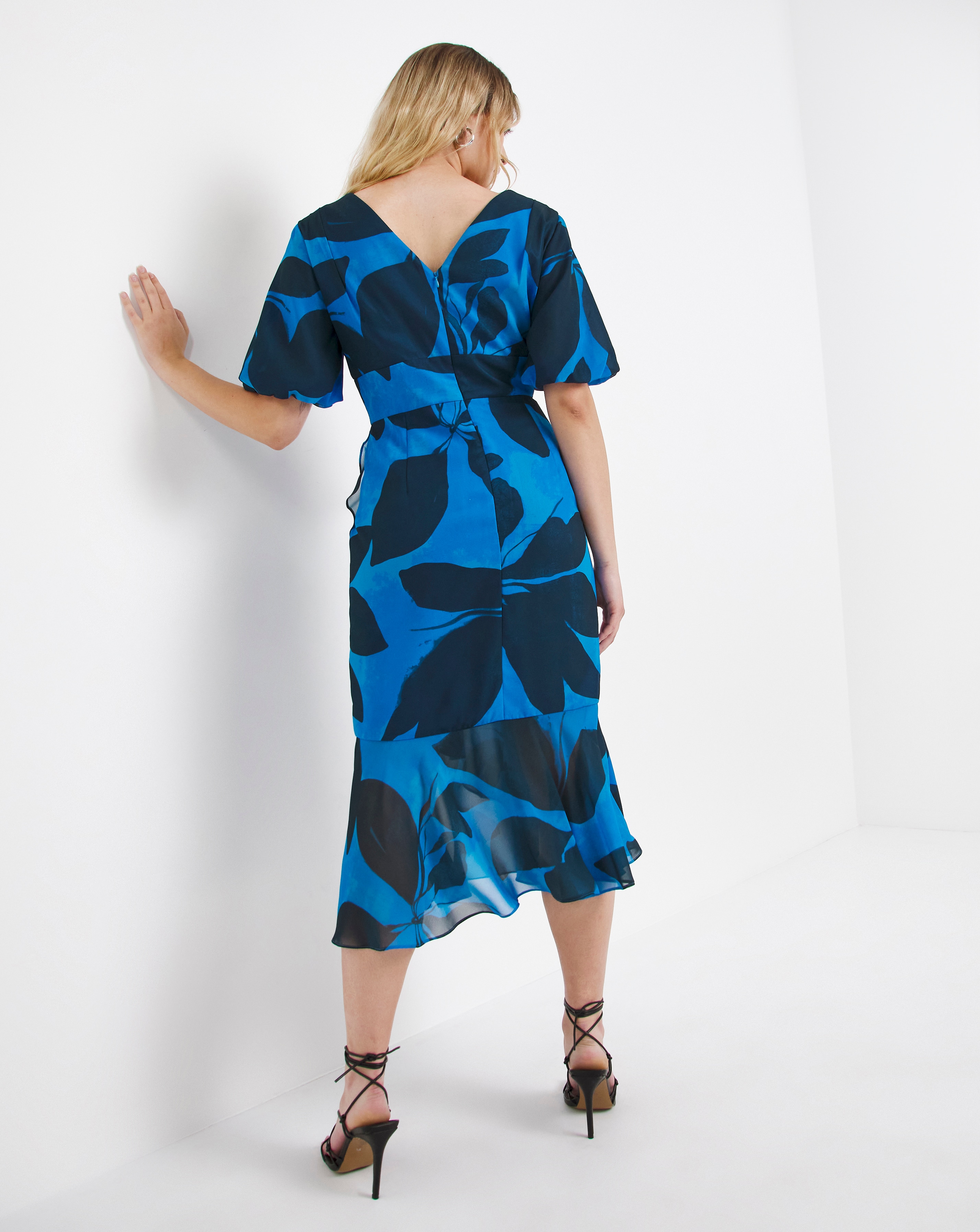 Whistles josephine print wrap dress hot sale