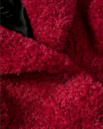 Mango Eureka Fur Boucle Coat