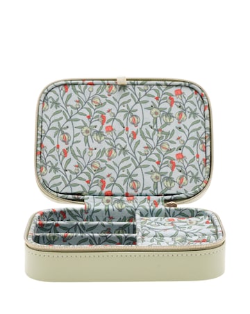 Sophia Lane Green Floral Jewellery Box