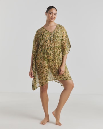 MAGISCULPT Embellished Print Kaftan