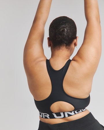 Under Armour HeatGear Authentics Mid Support Branded Bra