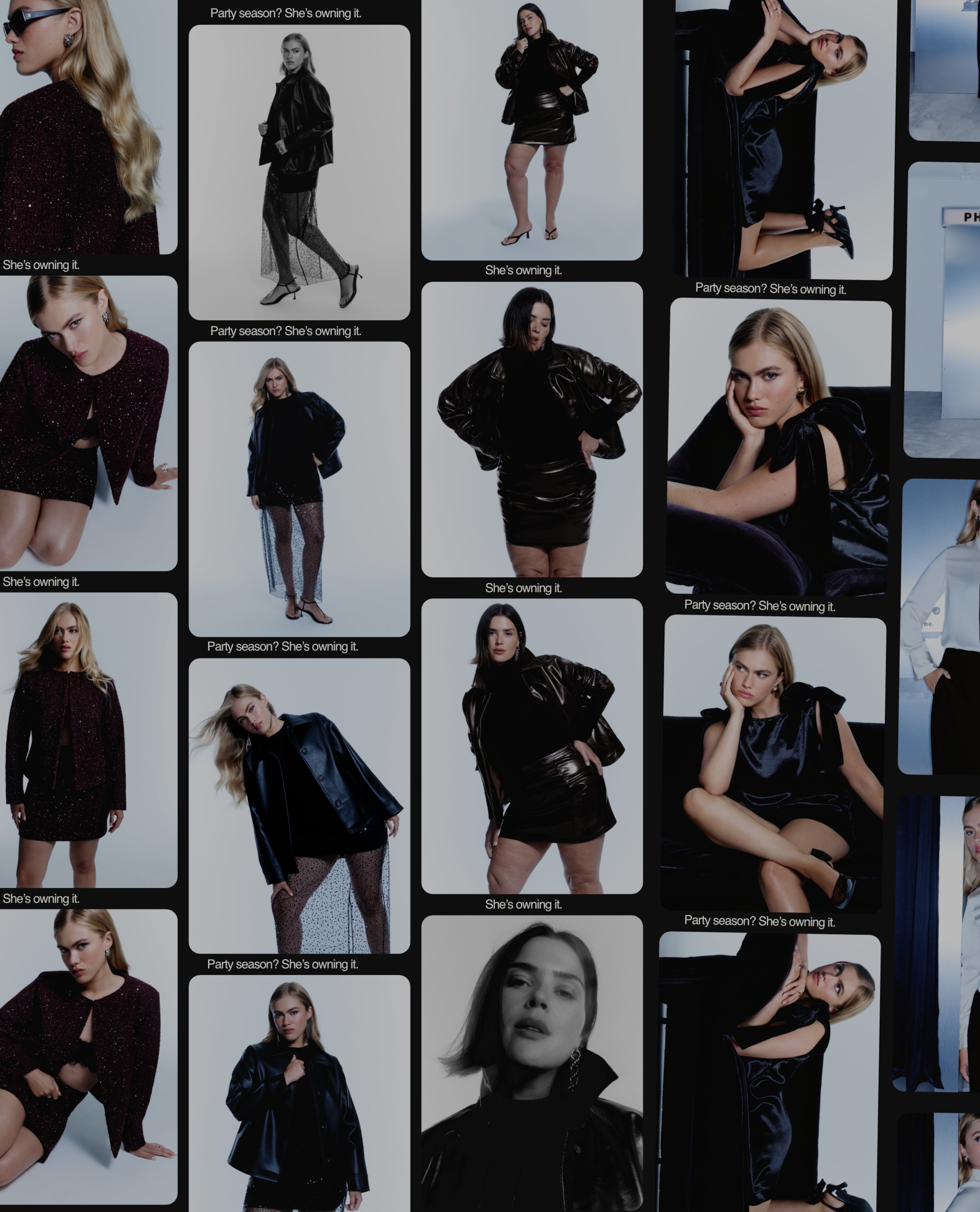 Partywear outfits in film style