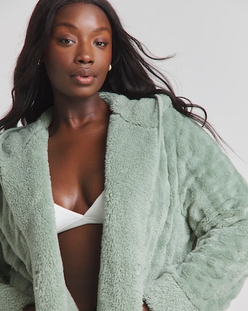 Pretty Secrets Oversized Fleece Lounge Cardigan