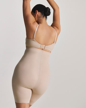 Miraclesuit Instant Tummy Tuck Firm Control Hi Waist Thigh Slimmer Nude