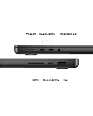 Apple MacBook Pro (M5, 2026) 14in 10-core CPU 10-core GPU 32GB 1TB - Space Black