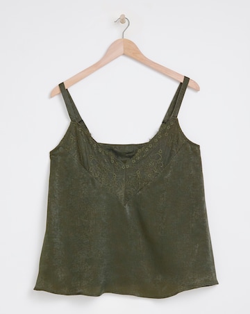 Khaki Lace Cami