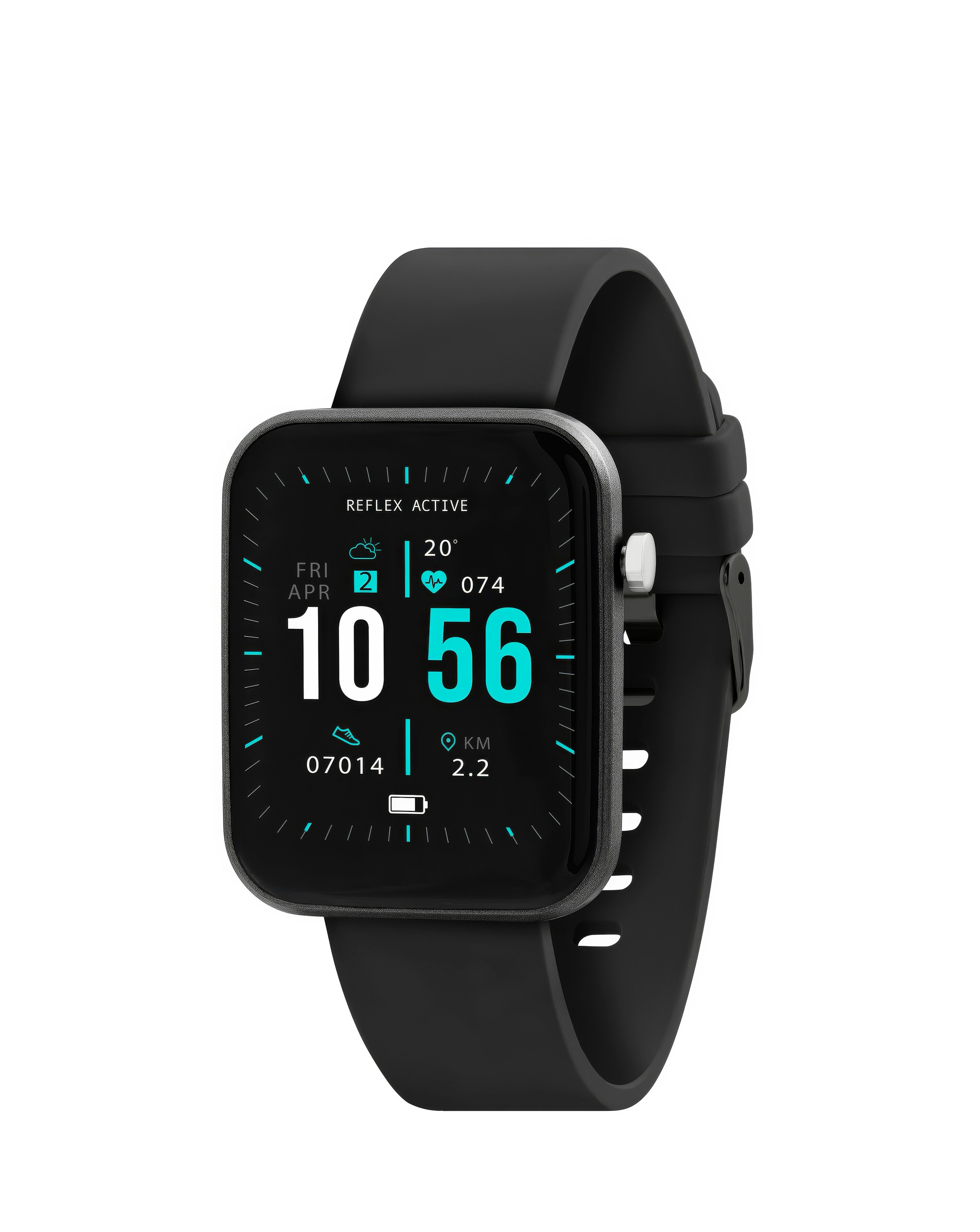 Reflex Active Series 13 Full Touch Screen Smart Watch - Black 