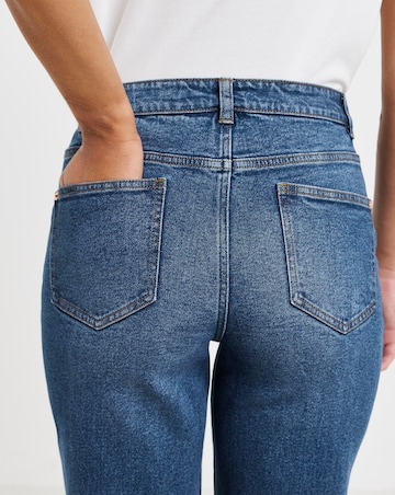 Simply Be 99 1 Indigo Comfort Relaxed Straight Leg Jeans