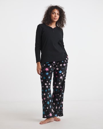 Pretty Secrets Fleece Henley Pyjama Set