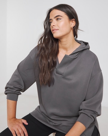 Simply Be Slate Grey Luxe Modal Scuba Sweatshirt